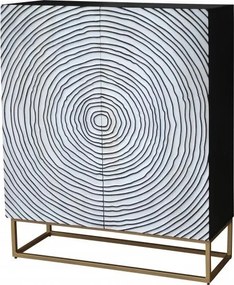 Comoda inalta cu model 3D Zen Circle 120cm