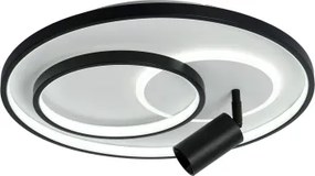 Brilagi - Plafonier LED dimabil UNITY LED/60W/230V + 1xGU10/3W alb/negru +cu telecomandă