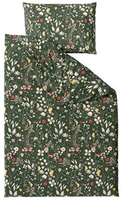 Lenjerie de pat din microfibra COLORFUL MEADOW verde inchis Dimensiune lenjerie de pat: 70 x 90 cm | 140 x 200 cm