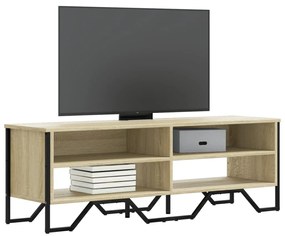 848570 vidaXL Dulap TV, stejar sonoma, 122x34x41 cm, lemn prelucrat