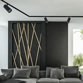 LED spot MAGNETIC TRACK 10W 48V negru pentru sistem șine