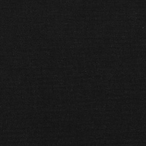 Cadru de pat cu tablie, negru, 180x200 cm, textil Negru, 180 x 200 cm, Design simplu
