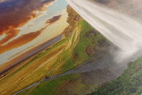 Tablou cascadă maiestuoasă în Islanda