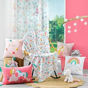 Pătură pentru copii din microflanel 125x150 cm Princesse Licorne – douceur d'intérieur