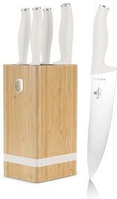 Set cutite 6 piese cu suport bambus Sahara Berlinger Haus BH 2973