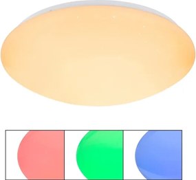 Globo 48363-24RGB - Plafonieră LED RGB cu intensitate reglabilă ATREJU 24W/230V Ø 41 cm + telecomandă