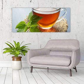 Tablou cu ceașca cu ceai (120x50 cm), în 40 de alte dimensiuni noi