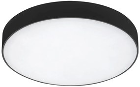 Plafoniera LED slim de exterior IP44 Tartu negru 17,5cm