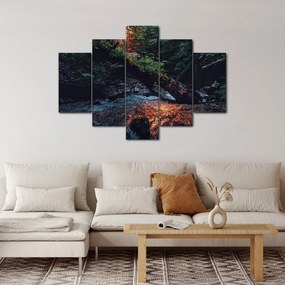Tablou cu râu montan (150x105 cm)