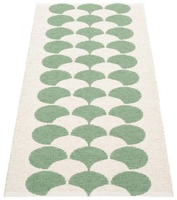 Covor tip traversă pentru interior și exterior verde/crem 70x150 cm Poppy Oregano – Pappelina