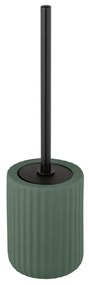 WENKO 24808100 - Perie WC BELLUNO 11,5 x 42 cm verde/negru