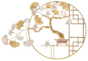 Decorațiune de perete din metal 91,5x63 cm Nippon – Mauro Ferretti