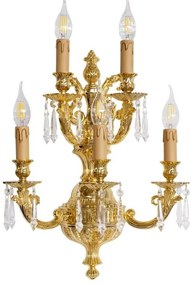 Aplica de perete LUX realizat manual cu cristale Scholer Empire