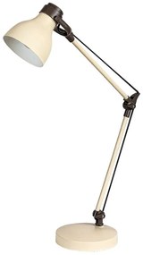 Veioza / Lampa de birou din metal Carter bej