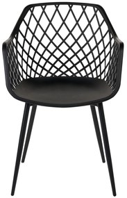 Set 2 buc scaune de sufragerie Nasza (negru). 1080358