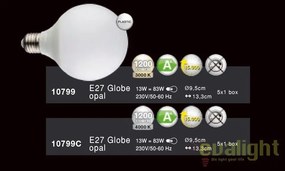 Bec E27 LED opal Globe 83W, 1200Lm, 3000K 10799 GL