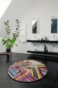 Covoraș de Baie Maglie DJT, Ø 100 cm, Multicolor
