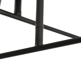 Plafoniera industriala neagra cu auriu 6 lumini - Sydney