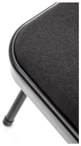 Scaun pliabil Dover, negru