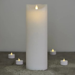 SIRIUS Wax LED lumânare - 30 cm, alb