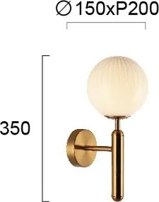 Aplica de perete JOLIN 1xG9/5W/230V aurie