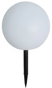 Lampă de exterior albă 30 cm cu LED integrat IP44 solar RGBW - Ludger