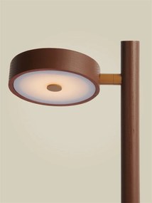 Lampa de masa LED din lemn de frasin maro Okinawa