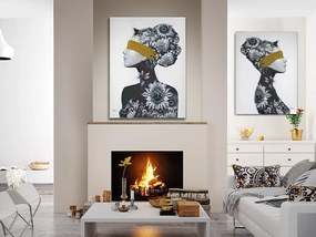 Tablou de perete decorativ canvas Perfil II, 90x120cm SV-498159