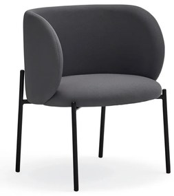 Fotoliu Teulat Mogi, gri închis