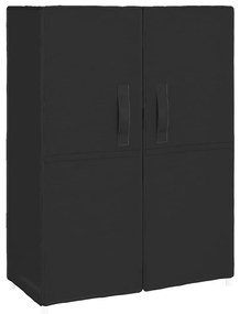 337261 vidaXL Pantofar, negru, 60x28x90 cm, material textil