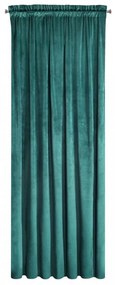 Draperie din catifea opaca turcoaz 140 x 270 cm