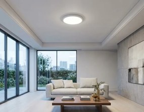 Plafonieră pentru baie Brilagi-LED ZENNA LED, 18W, 230V, Ø 29,5 cm, IP44, albă