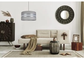 Lustră pe cablu CORAL 1xE27/60W/230V d. 40 cm gri