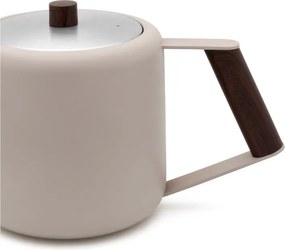 Ceainic bej din oțel inoxidabil 1,1 l Duet Boston – Bredemeijer
