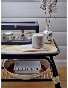 Măsuță de cafea neagră-în culoare naturală 79x54 cm Loue - Bloomingville