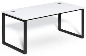 Masă SimpleOffice 180 x 90 cm, alb / negru