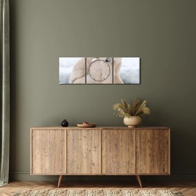 Tablou - Urs polar (cu ceas) (90x30 cm)