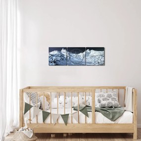 Tablou cu sat (cu ceas) (90x30 cm)