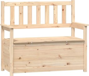 vidaXL Bancă, 112,5x51,5x96,5 cm, lemn masiv de pin