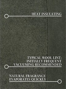 Covor verde închis țesut manual rotund din amestesc de lână ø 160 cm Kari Organic – Villeroy&amp;Boch