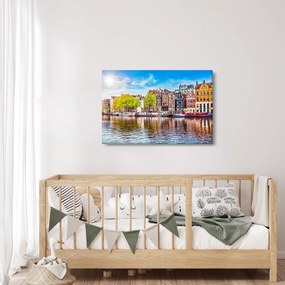Tablou - Case dansatoare, Amsterdam (90x60 cm)