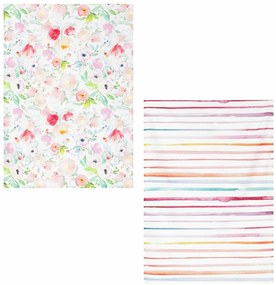Prosop de bucătărie Pivoňky în culori roz, 70 x 50cm, set de 2 bucăți