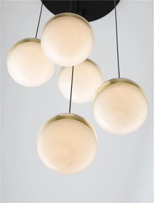 Lustra cu 5 Pendule LED stil modern ALAZ