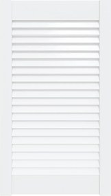 vidaXL Ușă de dulap design lambriu, alb, 69x39,4 cm, lemn masiv pin