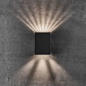 Aplica LED exterior cu iluminat up/down IP54 Fold 10 negru 2019041003 NL