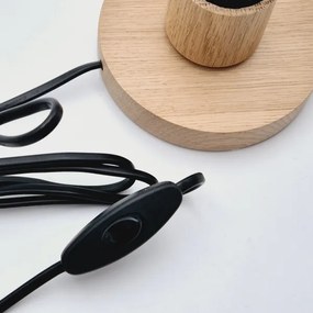 Lampă de masă Brilagi WOODY BASKET 1xE27/60W/230V stejar