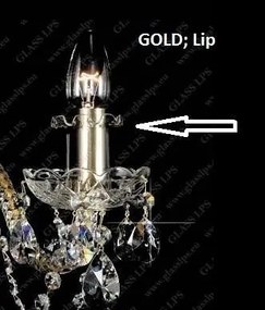 Lustra cristal Bohemia L11 009/24/1-A; GOLD, lip.