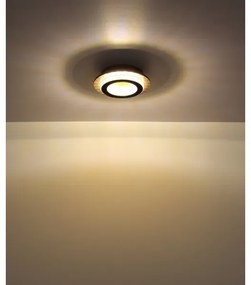 Globo 48042-12G - Plafonieră LED JAYDEN, 12W, 230V, Ø 20 cm, negru