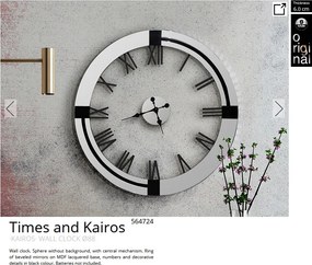 Ceas de perete decorativ XXL Kairos 88cm