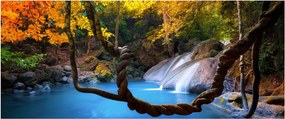 Tablou - Cascade din Asia (120x50 cm)